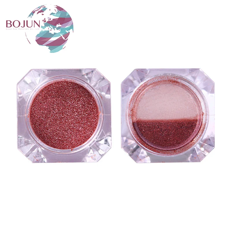 Пигмент для ногтей розовое золото зеркало порошок