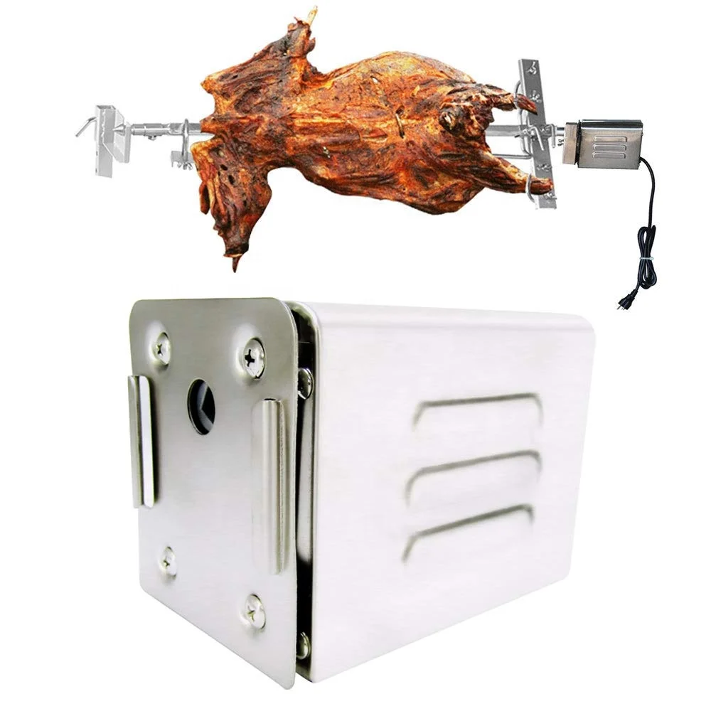 Pig roaster outlet motor