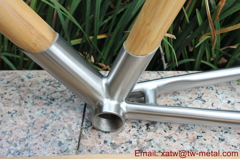 Bamboo Bicycle Lugs Custom Titanium Bamboo Bike Frame Lightweight