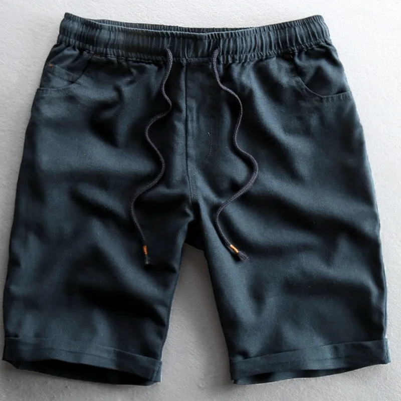Pantalones Cortos De Lino Para Hombre,Ropa Interior,Color  Blanco,Negro,Nuevo Estilo,Con Logotipo Personalizado - Buy Pantalones Cortos  De Lino De Alta Calidad Para Hombres,Pantalones Cortos En Blanco,Logotipo  De Pantalones Cortos Personalizados Product 