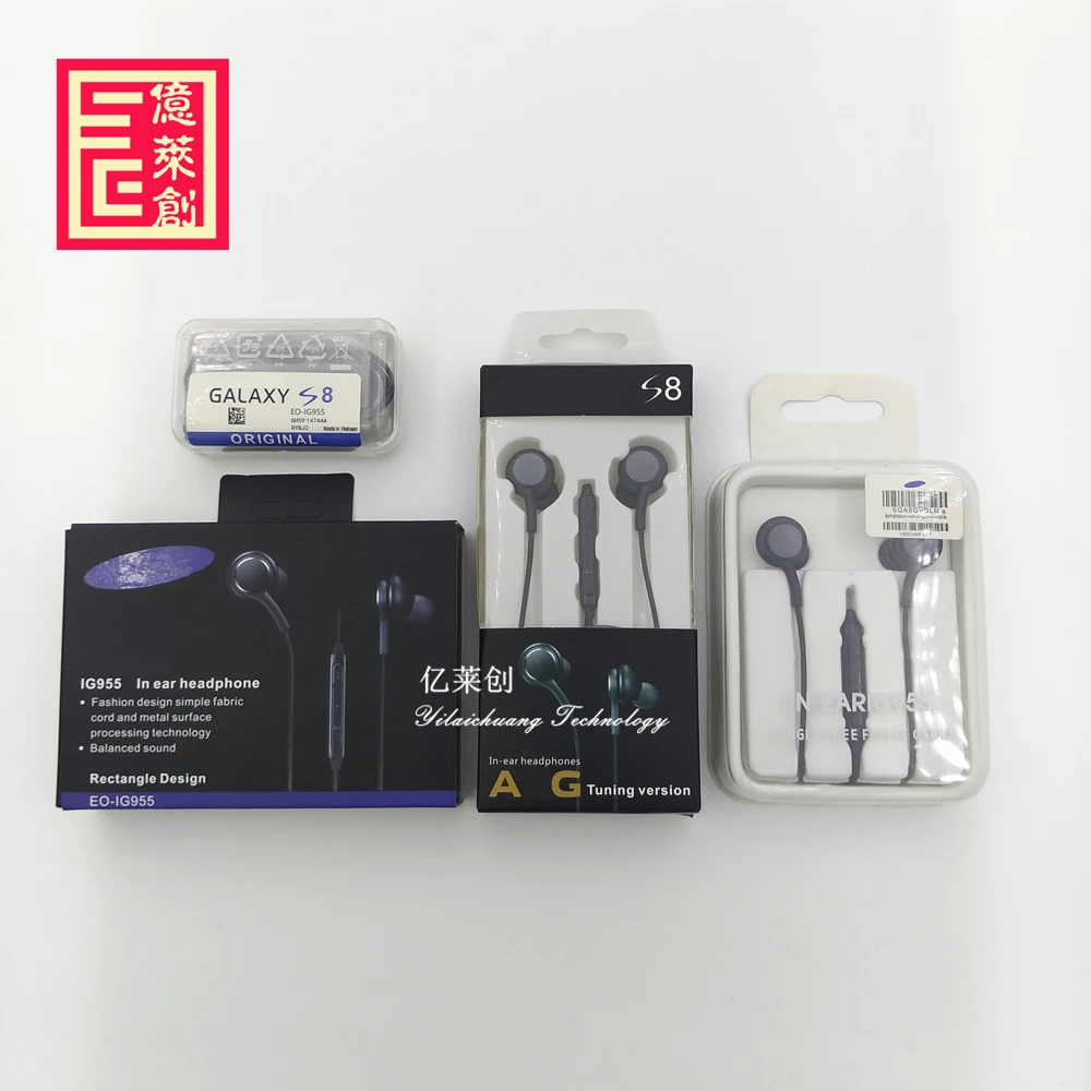 
Для Samsung S8 наушники EO-IG955 наушники гарнитура s10 наушники стерео черный громкой связи 