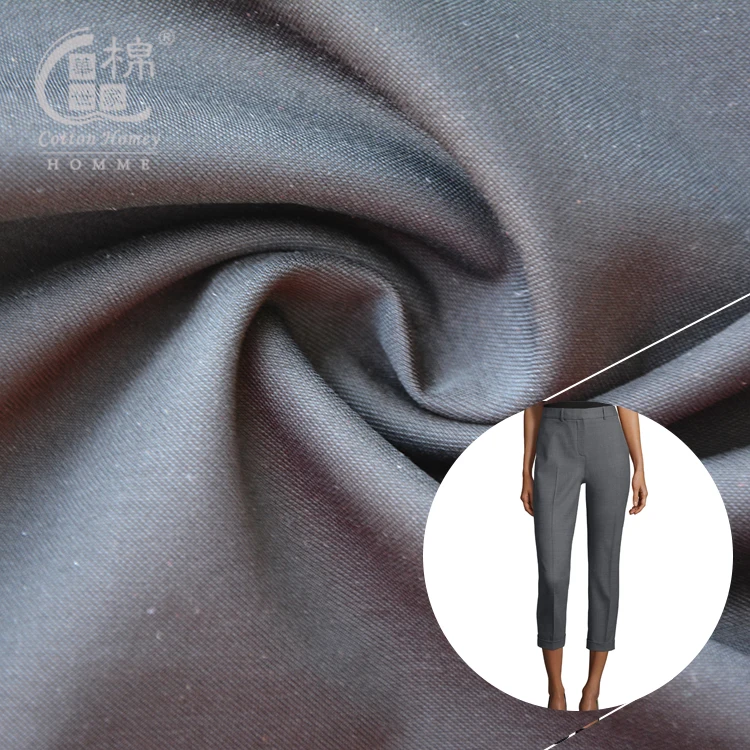 Шевронная трикотажная чесаная хлопковая мерсеризованная ткань брюк