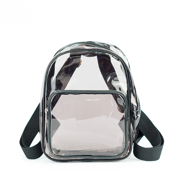 Transparent mini backpack