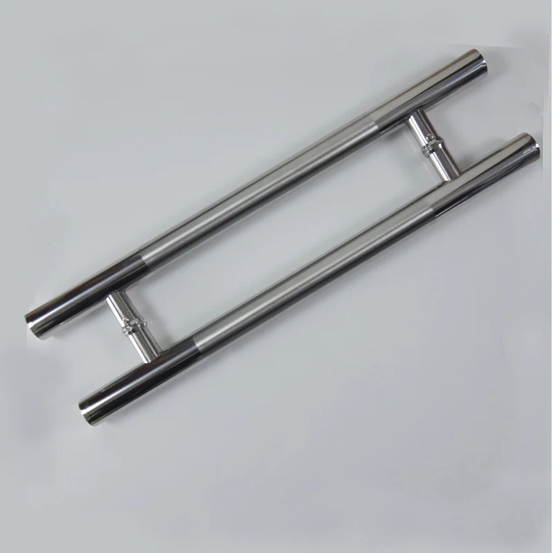 Handles Gate Stainless Steel Hardware Glass Double Pull Metal Design Door  Handle (01-140) - China Handle, Door Handle