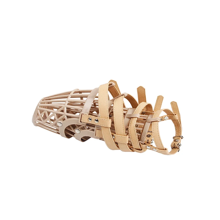 Быстрая посадка Pp дышащая собака морда с регулируемыми ремнями