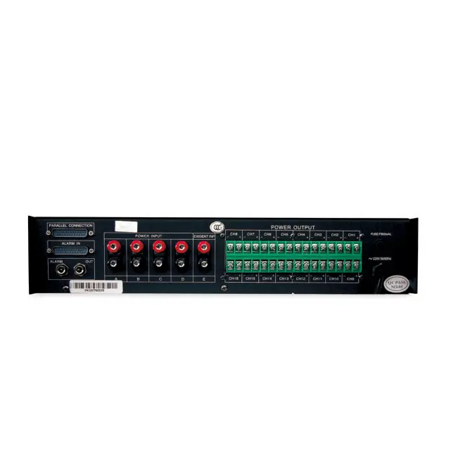 Lucky Tone Analog Public Address System Controls 16 Zone Speaker Selector for Zone Paging