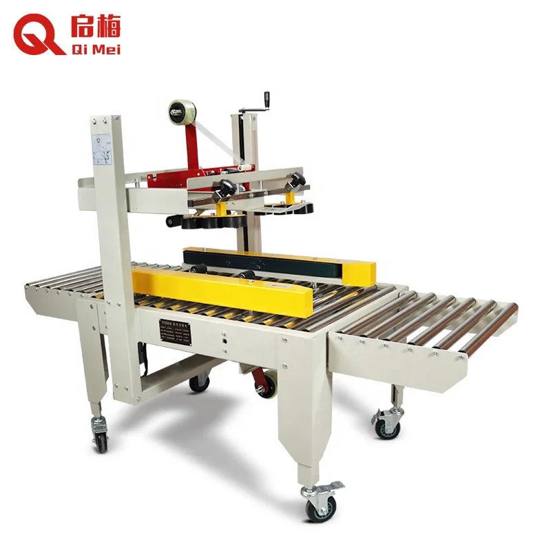 Automatic Flaps Folding Adhesive Tape Carton Sealing Machine