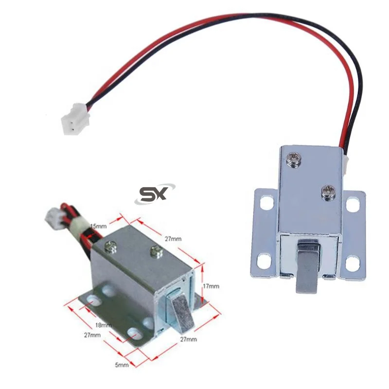Горячая Распродажа мини-DC 6 В/12 В Электрический электромагнитный замок небольшой двери шкафа в сборе