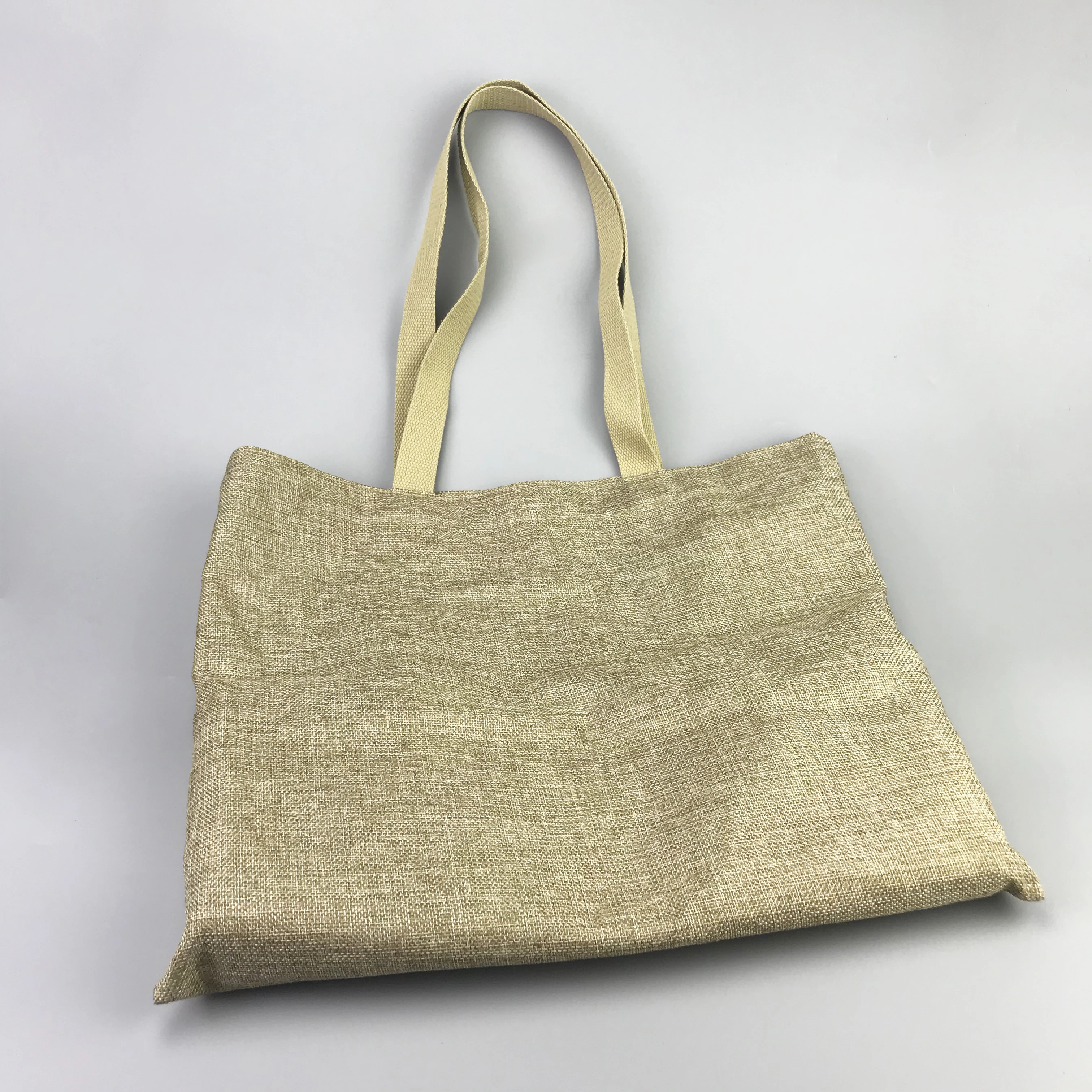 Bolsa de lino Bolsa de arpillera natural Bolsa de mano | Etsy México