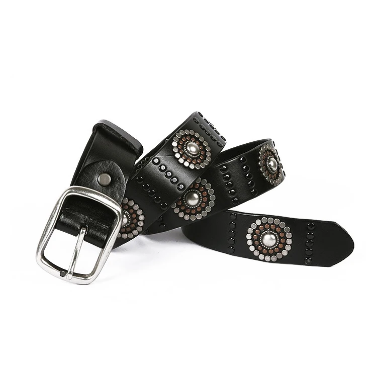 designer bedazzled belt