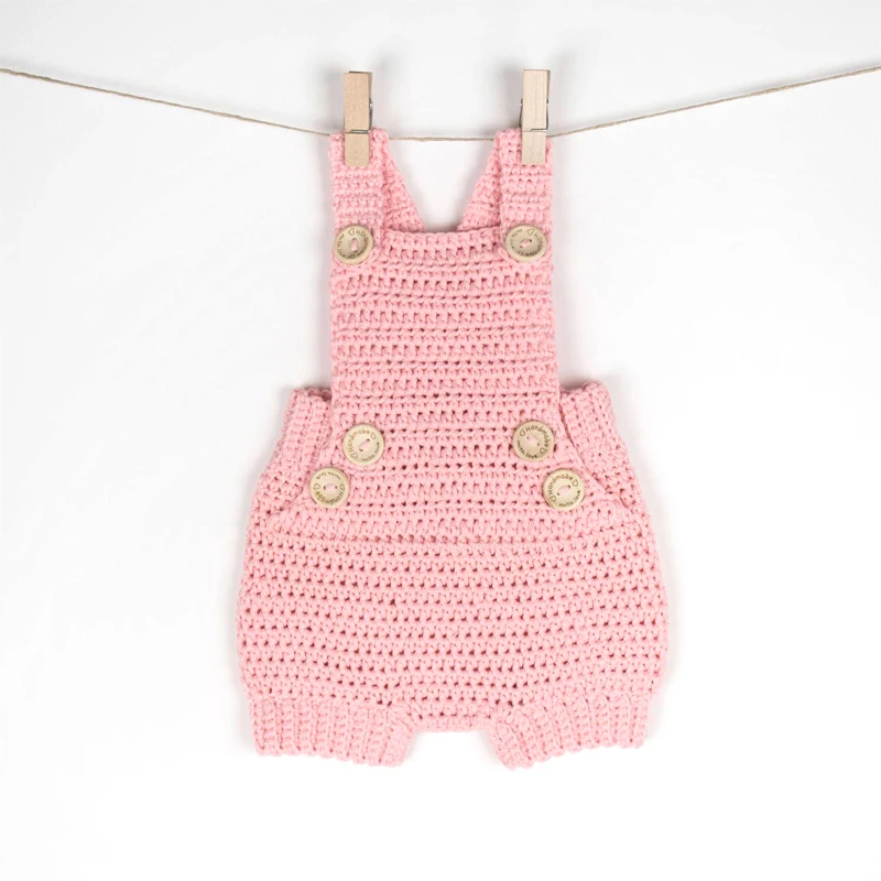 одежда новорожденных пляжная вязаный крючком детские ползунки