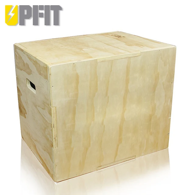 UPFIT Plyometric 3 in 1 Wooden Plyo Jump Box  Jump Box for Body Building Training