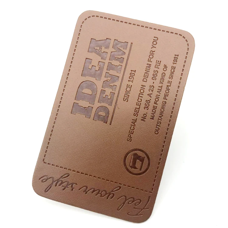 Custom Patch for Hat Sew Clothing Logo Designer Leather Badge Iron on Hat Badge Leather Designer Leather Patch Custom Patch
