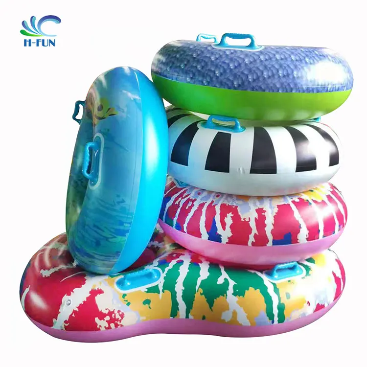 New Design Full Print Lazy River Inflatable Tube With Reinforced Handle ...
