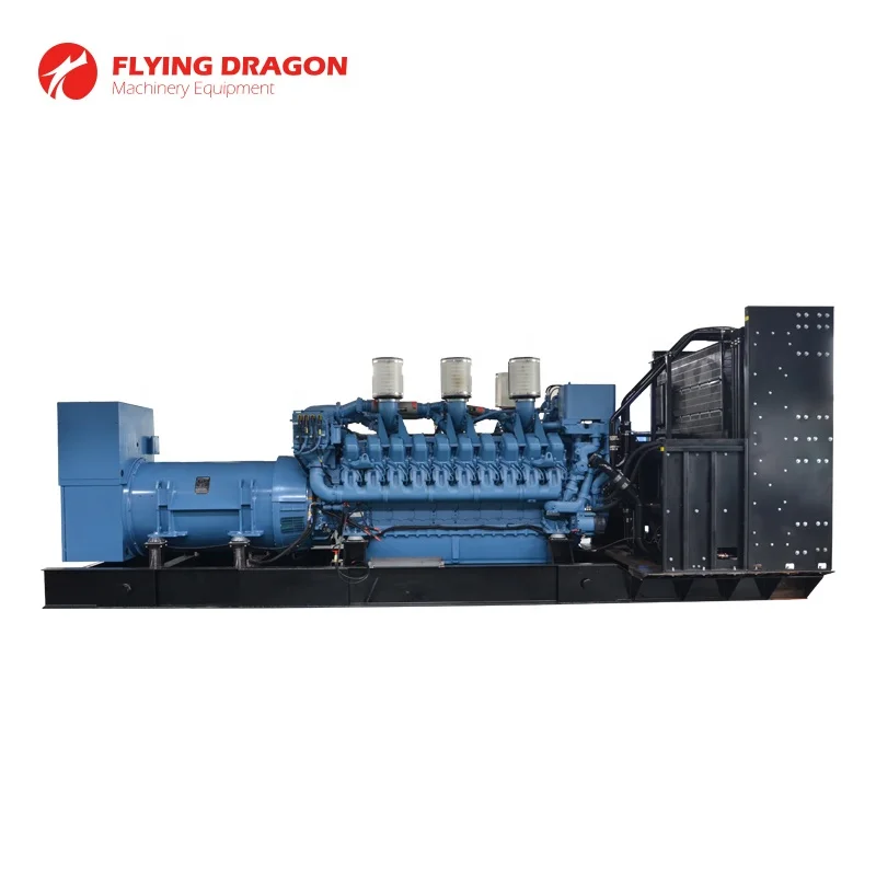 3000KVA 20V4000G34F Electricity Diesel Generator With MTU Germany Engine