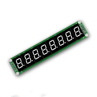 thumbnail image 2 of Green 7-segment Clock Display - 1.2 Digit Height : ID 1266 : Industries, Unique & Fun DIY Electronics And Kits 2 of 11