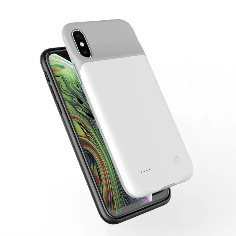External Backup Battery Cover Pack Charger Back Case For Iphone X/ Xs