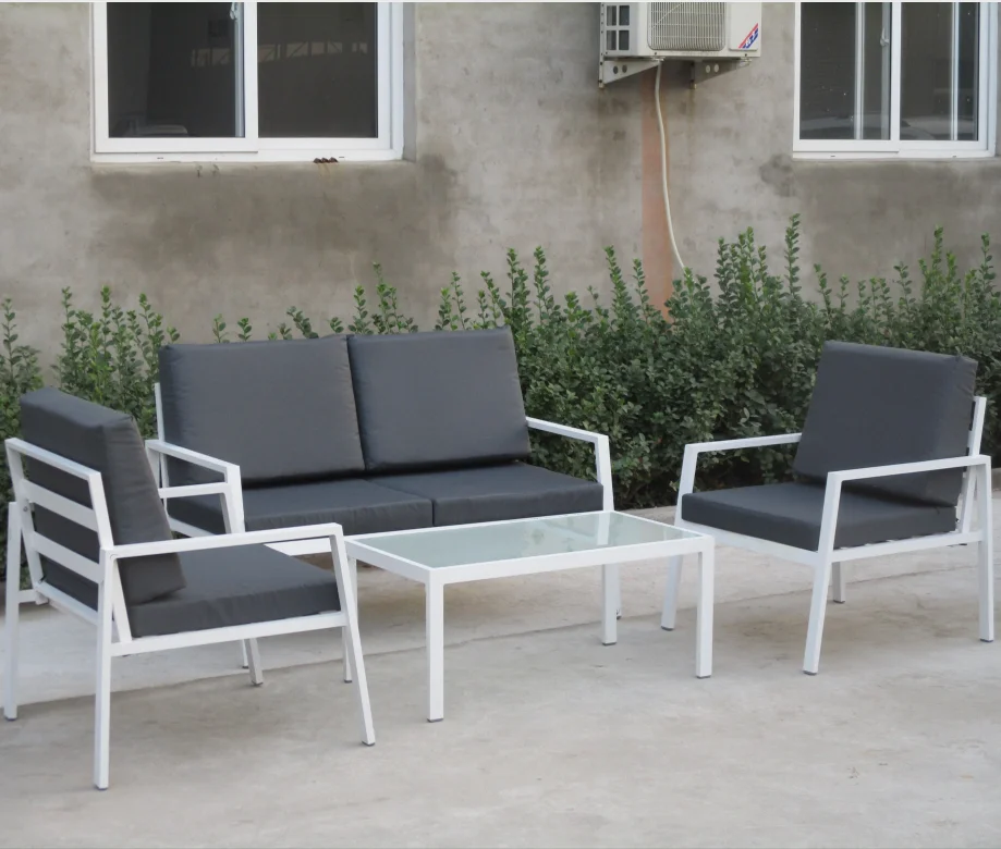 Садовая мебель, алюминиевый секционный диван, современная уличная мебель, садовые наборы