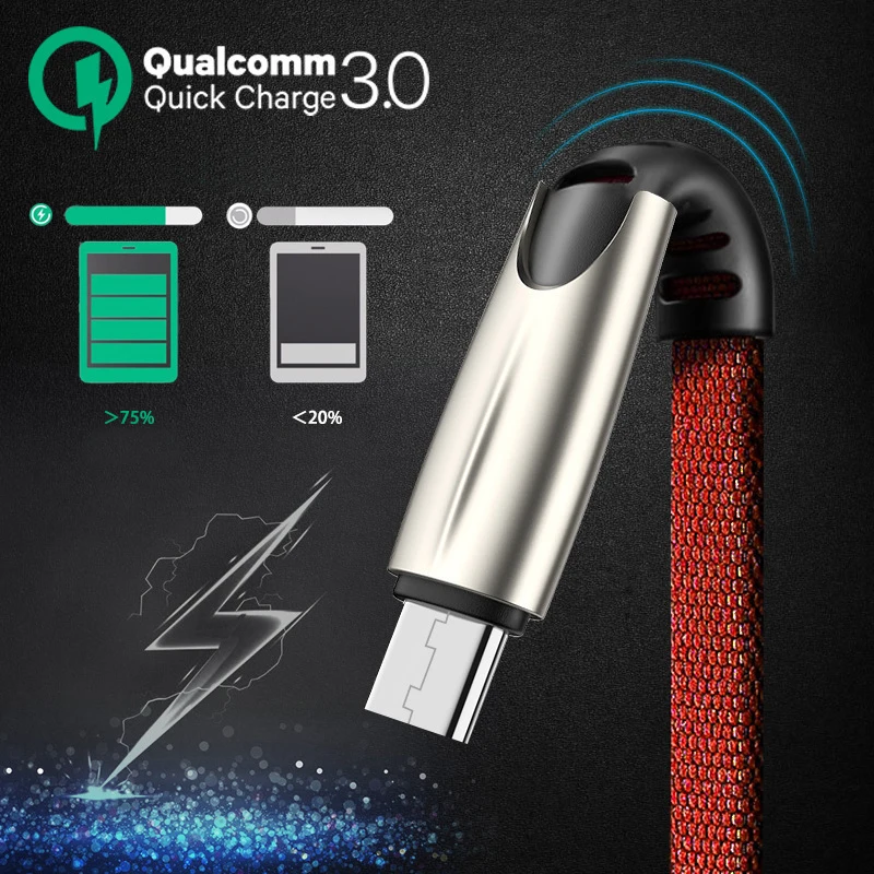 Горячая Распродажа 2019, высококачественный usb-кабель в нейлоновой оплетке с высокой скоростью