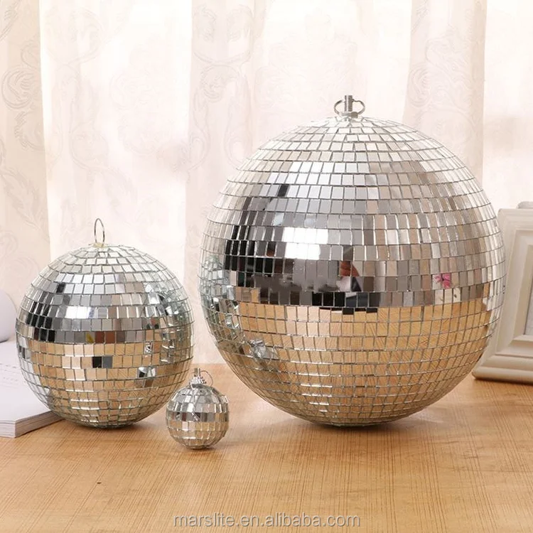 Dj lights Rotating mirror disco ball pendent hanging large night club LED stage disco mirror ball disco ball