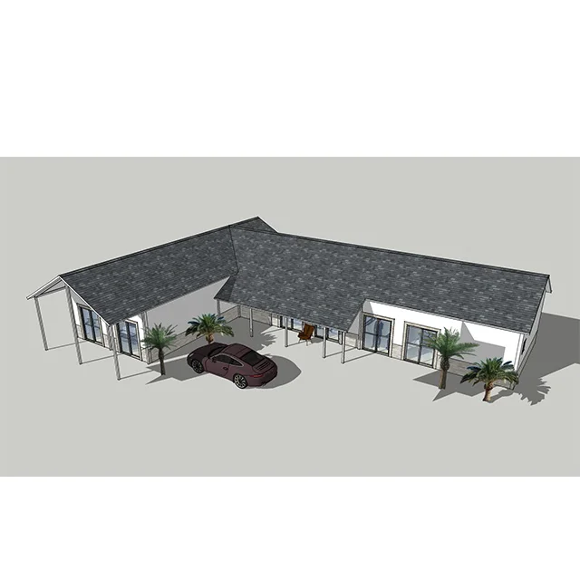 Green Prefab House From Mexico Environmentally Friendly Sandwich Panel Carport