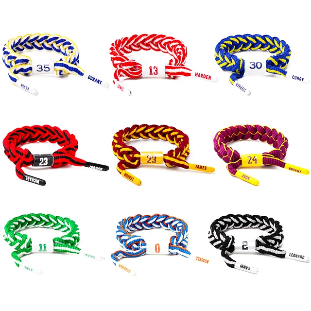 Классический плетеный браслет ручной работы со звездами