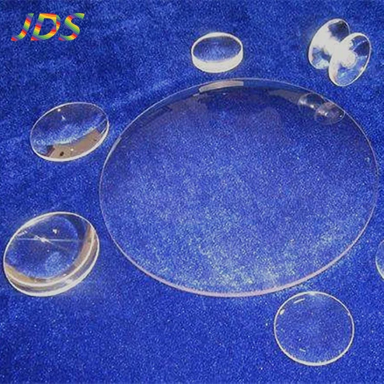 Диаметр 6 мм, фокусное расстояние 8 мм BK7 или K9 плоская выпуклая линза