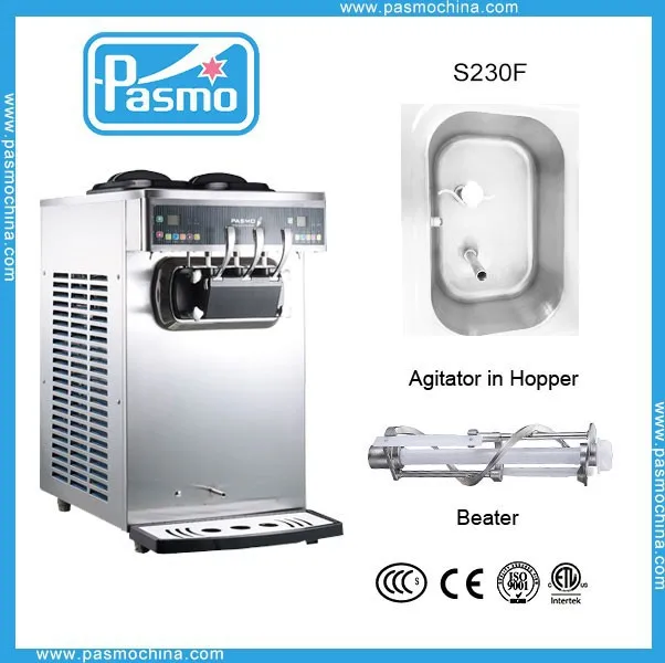 Pasmo Ice Cream Beater Machine Pasmo S230 Soft Ice Cream Maker Cooling Capacity: 30L/H Cooling Capacity:  30l/h At Best Price In Huangyan Taizhou Pasmo Food Technology Ltd