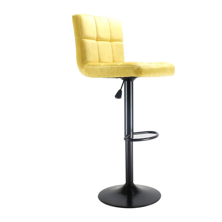 
 Современный хромированный барный стул из искусственной кожи с регулируемой высотой для коммерческого использования  