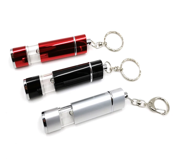 2 Ways Lighting Popular Selling Triangle Telescopic Mini LED Flashlight for Kids Key Torch