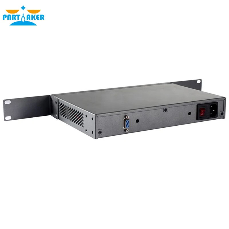 Fanless PfSense Firewall Soft Router Mini PC Quad Core J1900 4 Nic Gigabit Ethernet Computer Network Appliance 4GB Ram 64GB SSD