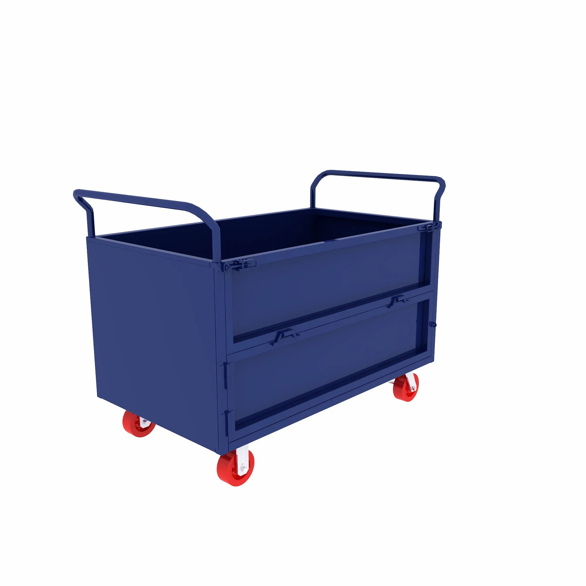 Тележки платформенные четырехколесные складные