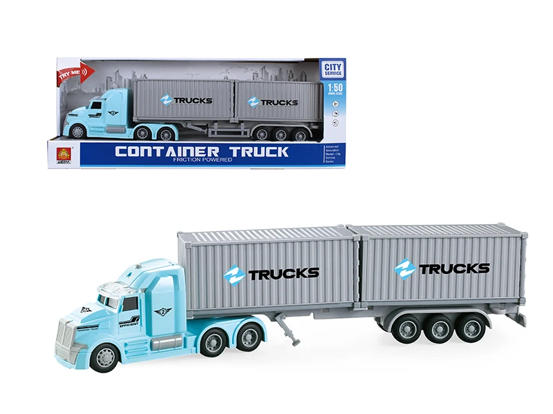 GX1110754  Transport Toy Friction Shipping Container Truck Toy Car With Container Wholesale TOYS