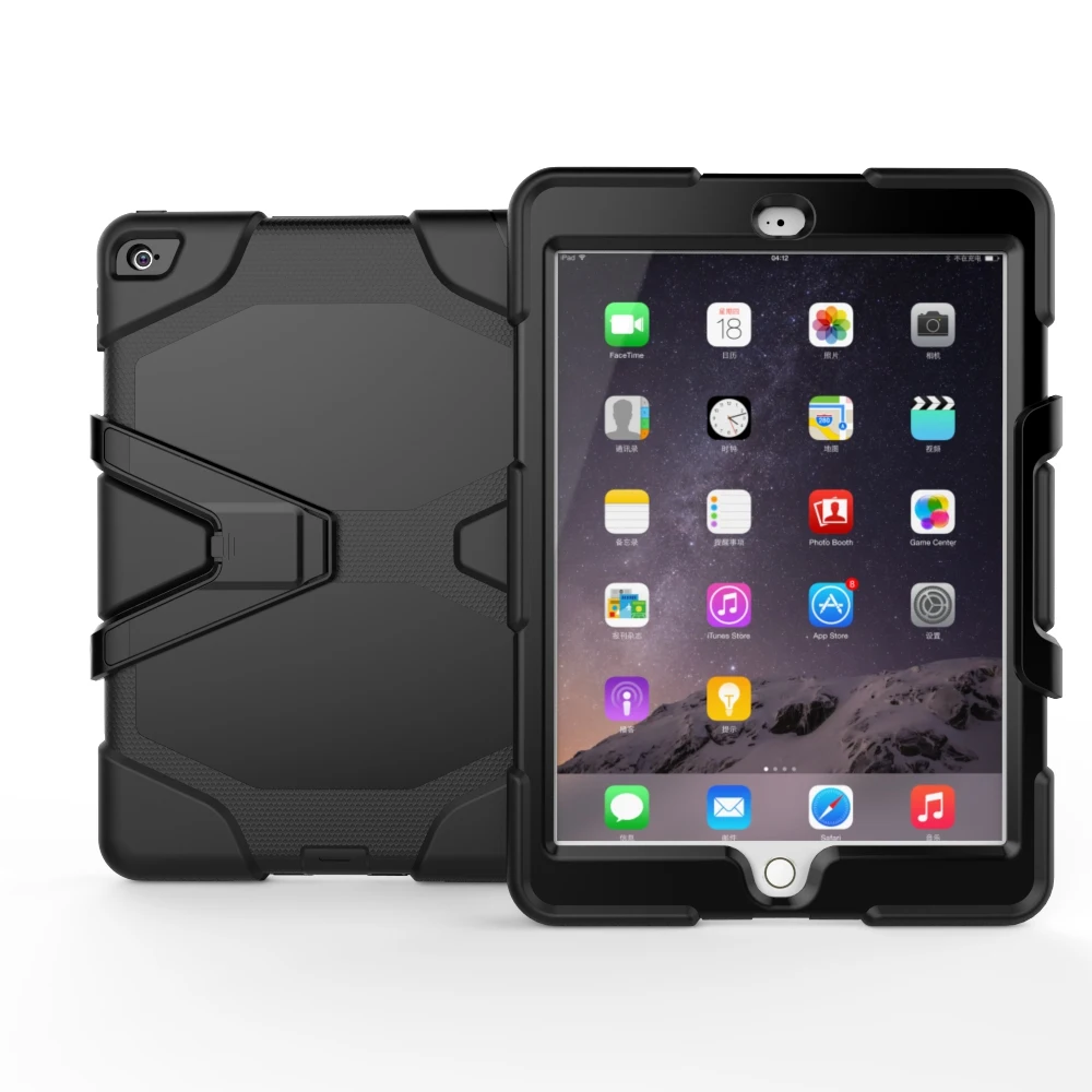 Matig poeder heerser Rugged Armor Shockproof For Ipad Silicone Case Pc Boy Protection For Ipad  Air 2 Tablet Cover - Buy Funda Para Ipad Product on Alibaba.com