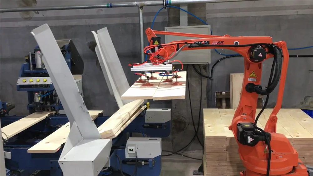 SF4060 Automatic Wood Pallet Collar Making Machine Professional 11kw Pallet Collar Making Machine