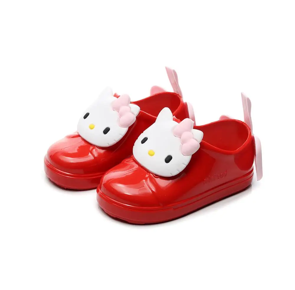 2019, милые дизайнерские детские сапоги-желе из ПВХ для девочек