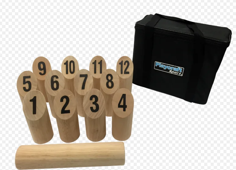 
Деревянный номер kubb, лучшая уличная игра 