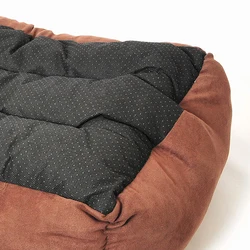 eco-friendly short plush square-shaped pet bed/pet bed cover indoor and outdoor pet bed NO 6
