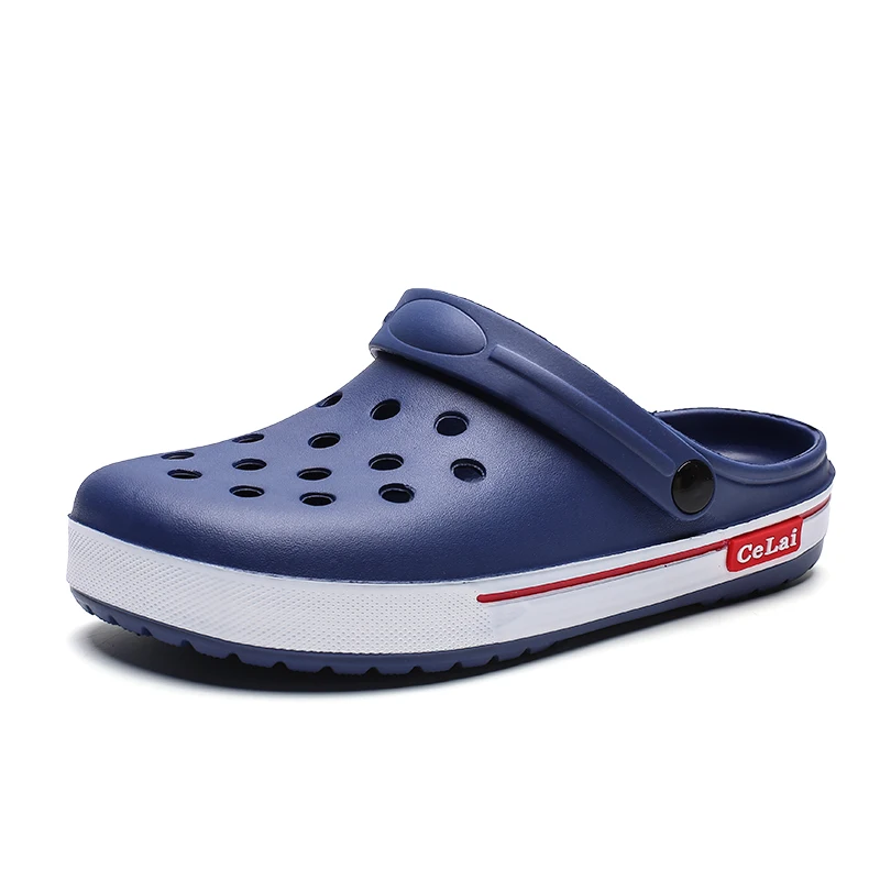 
Обувь YT, последние летние мужские тапочки, модная уличная садовая обувь 