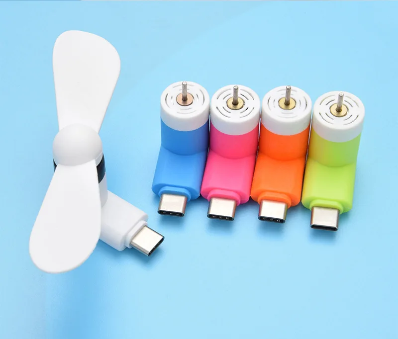 Plastic Material Promotion Gift Mini USB Cooler Fan for Apple Phone Android Mini Fan