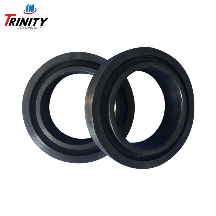 Customized High Tolerance Return Roller / Impact Roller Idler Black Seal Rubber O Ring