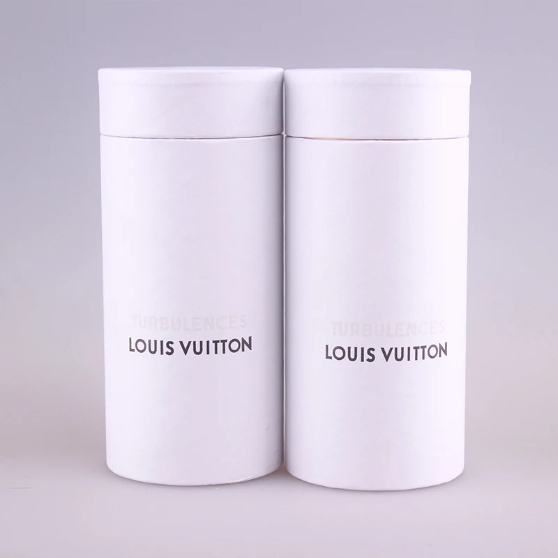 Source Luxury paper perfume round box custom paper tube packaging