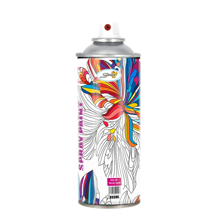 Розовая легкая Водорастворимая быстросохнущая краска-распылитель Super 7 Rose