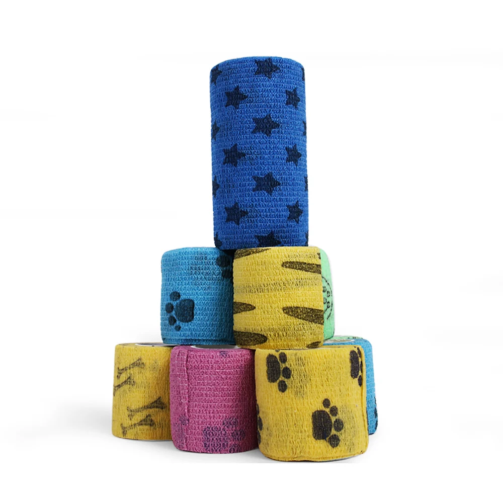 12 Rouleaux De Bandage Adhésif élastique 10 Cm - Pour Mains, Pieds, Poignets Et Animaux - Auto-adhésif, Sans Résidu - 10
