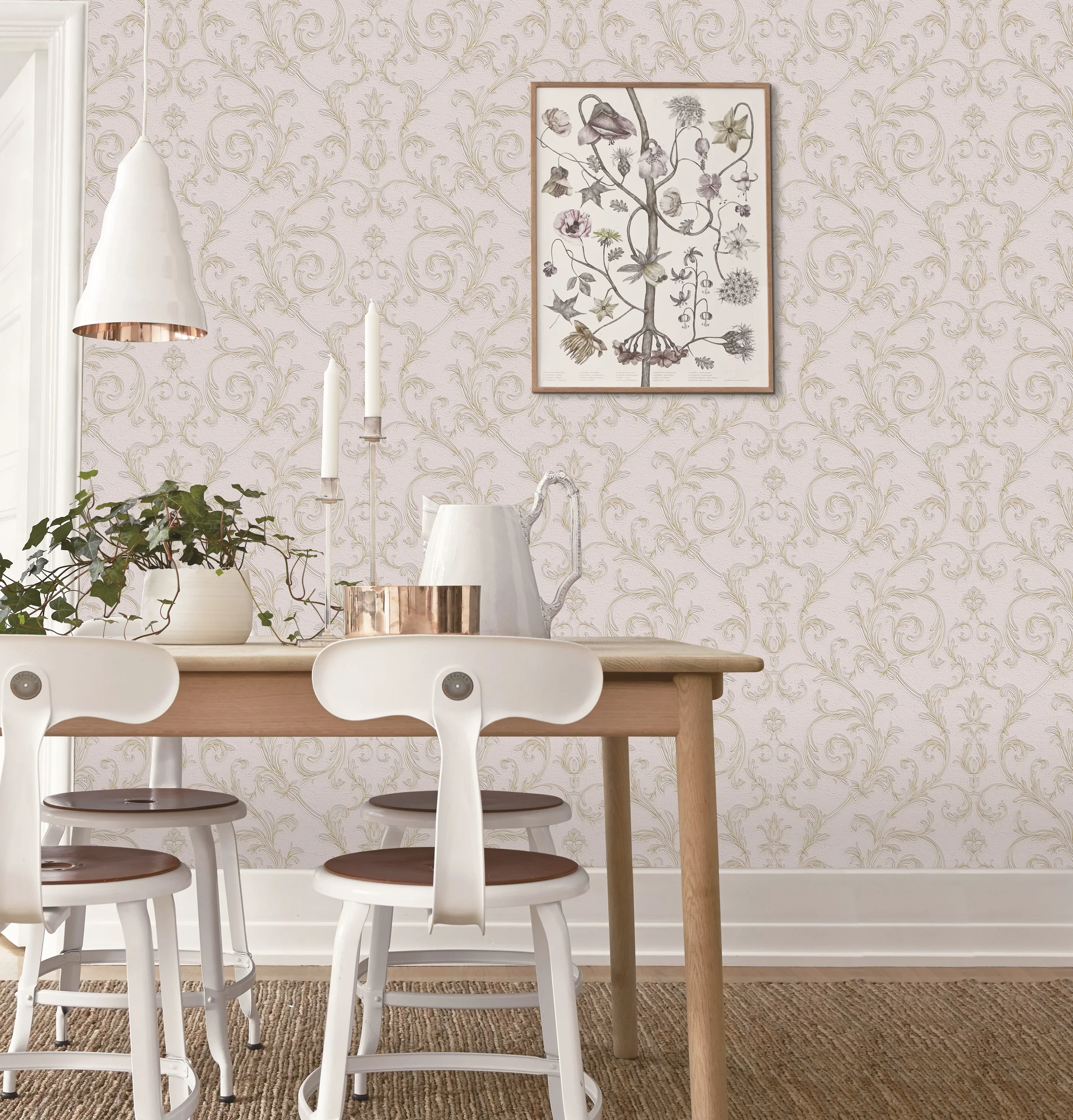 Highly Recommend Good Quality Luxury Wallpaper Home Decoration Glistening  Flower Pvc Vinyl Plain Damask Wallpaper - Buy Damask Wallpaper,Plain  Wallpaper,Pvc Vinyl Wallpaper Product on 