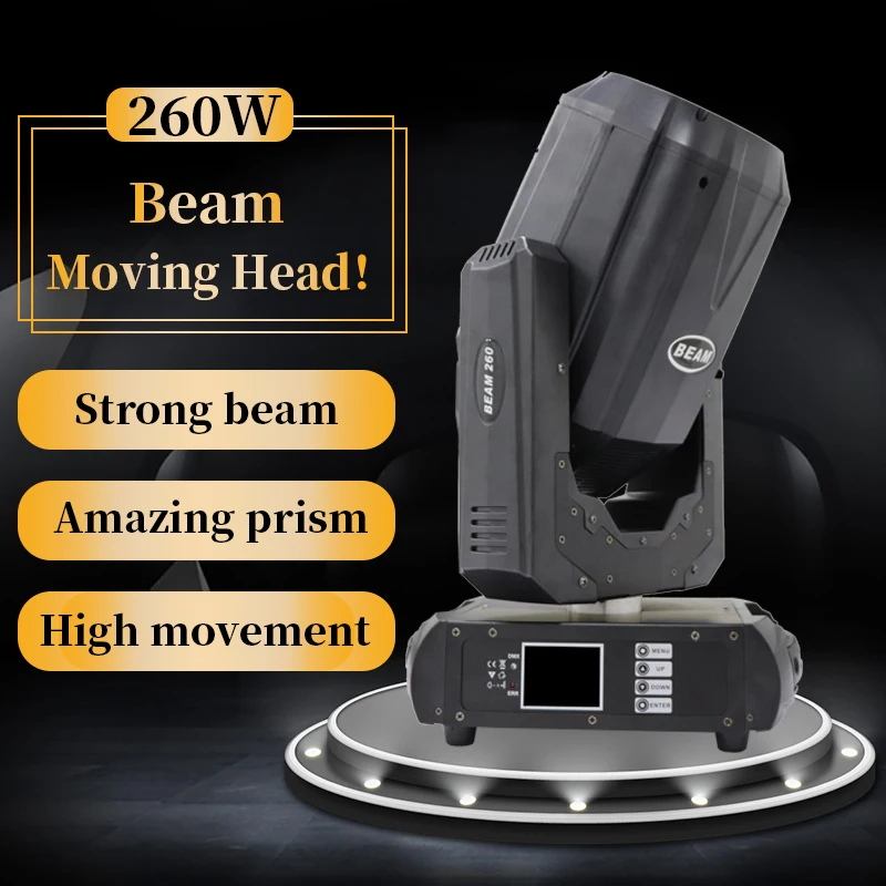 Professional Dj Disco Dmx 9r 260w Sharpy Sky Beam Moving Head Light