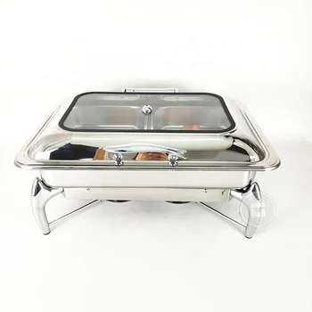 High quality restaurant chafing dish buffet stainless steel food warmer in Dubai