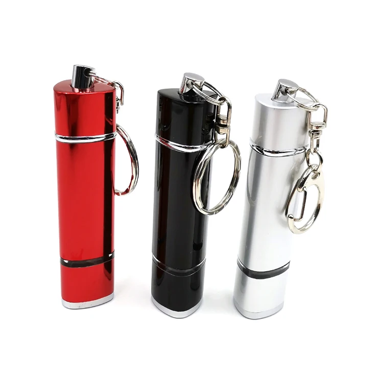 2 Ways Lighting Popular Selling Triangle Telescopic Mini LED Flashlight for Kids Key Torch