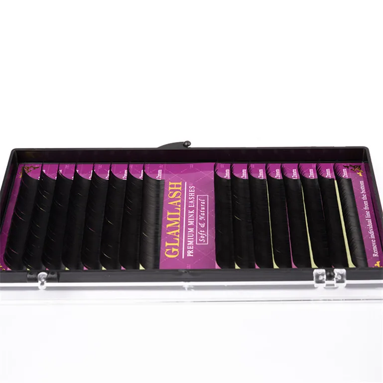 
Высококачественная искусственная норка собственного бренда Супер Мягкая матовая натуральная Оптовая Продажа Дешевая Классическая наращивание ресниц 0,05 мм-0,25 мм 