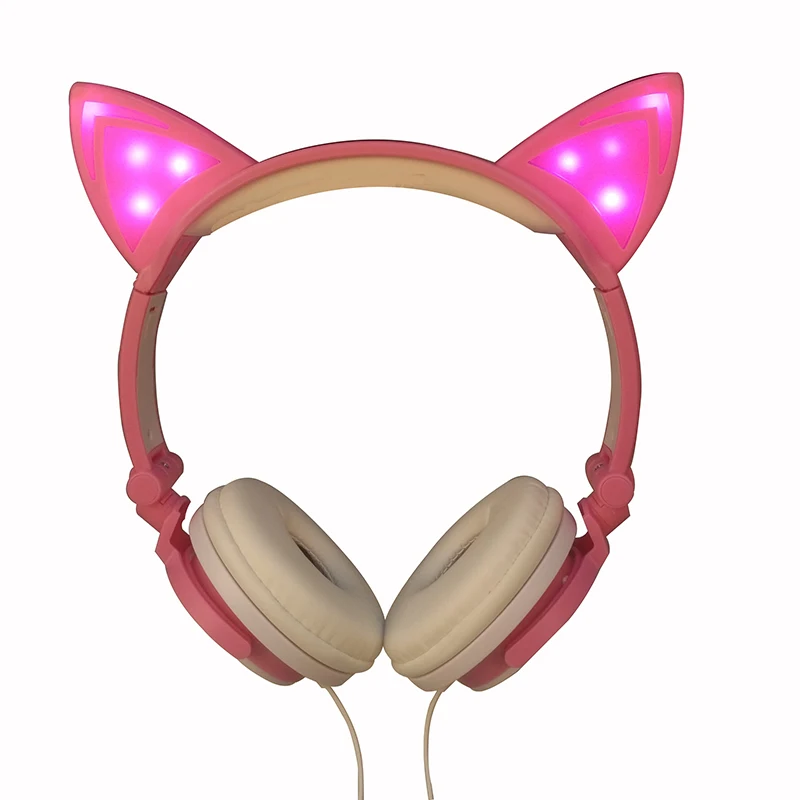 Ecouteurs Lumineux Led Vente Chaude Casque D Oreille De Chat Linx Buy Ecouteurs Ecouteurs Affichage Casque Ecouteurs Led Product On Alibaba Com